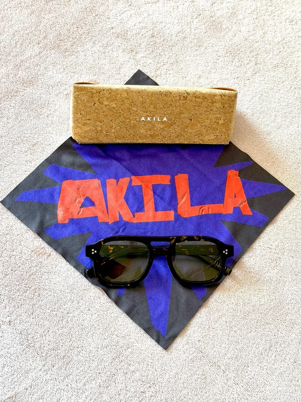 Akila.la Tortoiseshell Aviator Sunglasses with Yellow Lenses